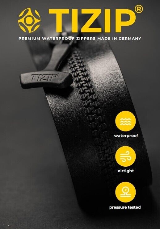 TIZIP MasterSeal 10 WATERPROOF ZIPPPER DRYSUIT PLUS LUBRICANT 36