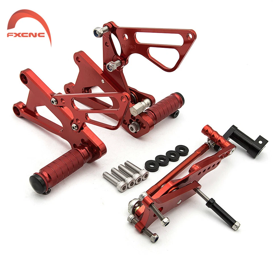 Reposapiés ajustable reposapiés pedales para Triumph DAYTONA 675 2011-2013 Foto 4 de 4