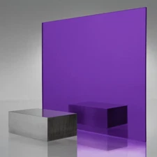 Acrylic Plexiglass Plastic Sheet - 1/8" Thick - Purple Mirror #1020 - 24" x 48"