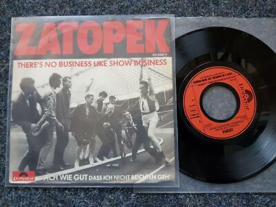 7'' Single Vinyl Zatopek - There's no business like show business
