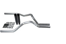For Dodge Ram 1500 Truck 04-08 2.5 Dual Truck Exhaust Kits No Muffler Black C T For Dodge Ram 1500 Truck 04-08 2.5 Dual Truck Exhaust Kits No Muffler Black C T