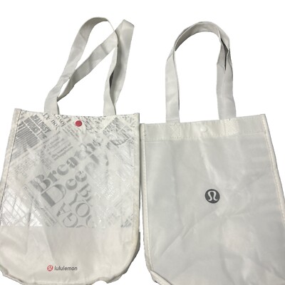 does lululemon give out free bags Reusable Tote Carryall Handbag (Red) : Home & Kitchen $8 for the free Lululemon