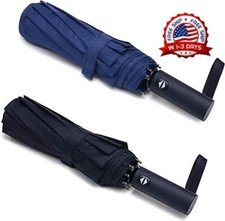 Paraguas de viaje A prueba Auto Abrir Cerrar Plegable Plegable Peque o Compacto