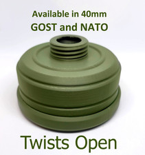 Prop GOST/NATO 40MM TwistOpen Gas Mask Filter for GP5, GP7 or other gas masks