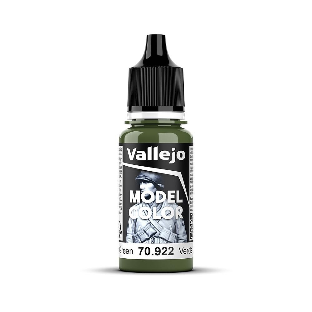 Vallejo 922 Model Colour Uniform Green 18ml Paint Dropper Bottle - Image 4
