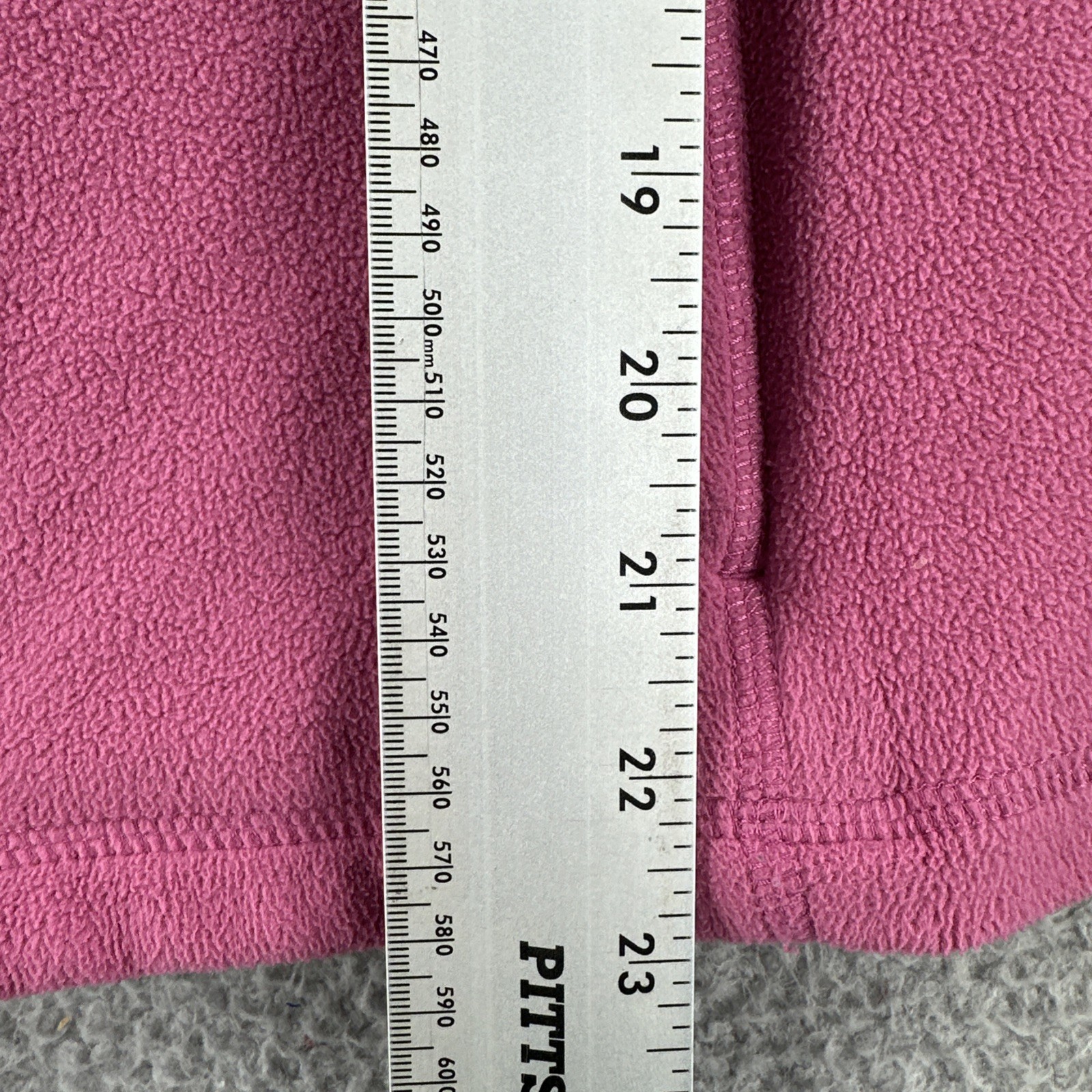 L.L. Bean Women’s Small Reg Pink Full Zip Pink Fleece Vest