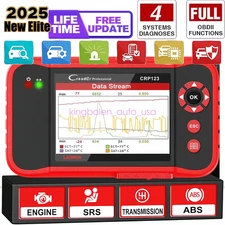 2025 X431 CRP123 Elite OBD2 Diagnostic Scanner ENG ABS SRS Fault Code Reader US