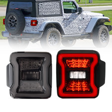 Smoked LED Tail Lights Assembly Rear Brake Tu...