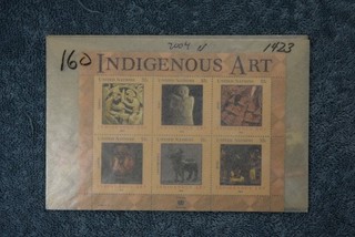 2004 Indigenous Art Mini Sheet New York N862 MNH