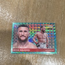 Topps Chrome UFC Merab Dvalishvili Aqua Geometric Refractor #55T-16 /99 MMA 2025