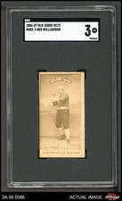 1887 Old Judge N172 Ned Williamson SGC 3 - VG