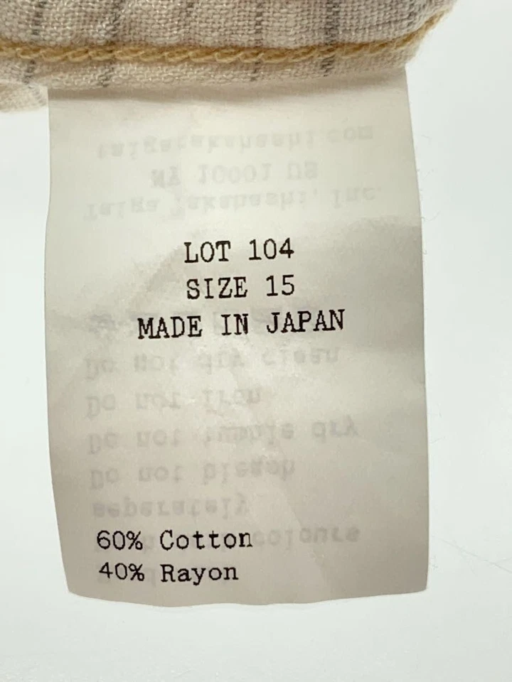 Taiga Takahashi 长袖衬衫 15 棉白色总图案二手 — 第 4/4 张图片