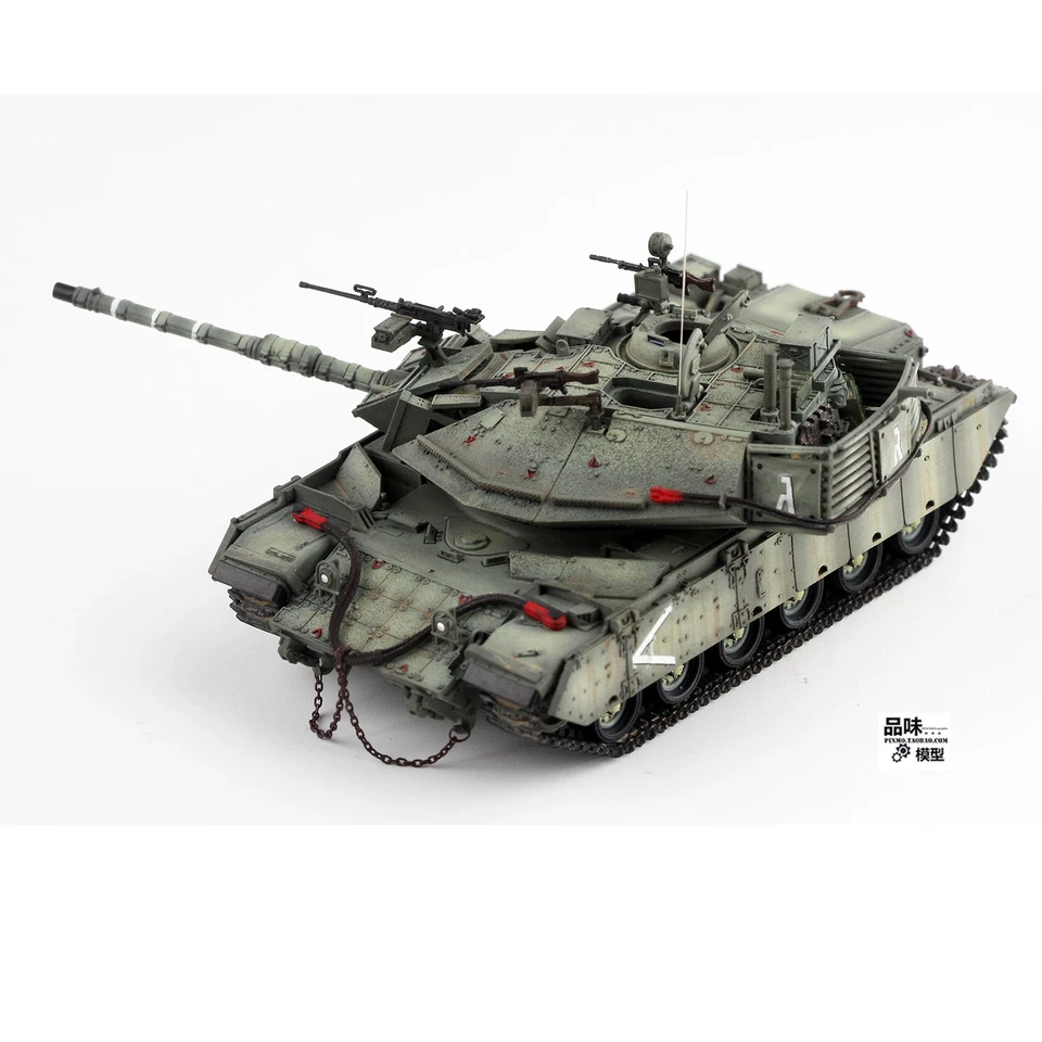 88MODELLO 1/72 carro armato da battaglia principale israeliano Magach 6B GAL BATASH modello finito - Immagine 4 di 4
