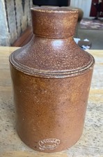 Salt Glazed Bourne Denby Ink Bottle c1860s Derbyshire England