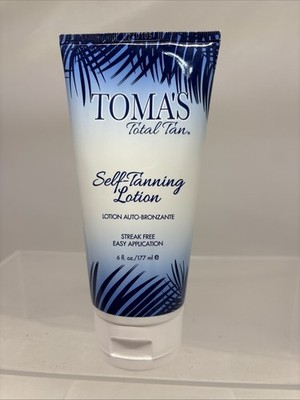 Toma's Total Tan Self-Tanning Lotion Streak-Free Easy Application 6 oz (b70