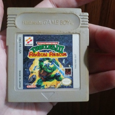 Teenage Mutant Ninja Turtles Radical Rescue Game Boy Authentic TMNT 3 Tested ￼