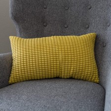 12''x20'' Soft Chenille Dot Throw Pillow  8 Colors   Plush Textured Design  Co