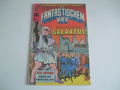 Marvel Comic Die Fantastischen Vier, Galaktus, Heft 44, Auflage 1975