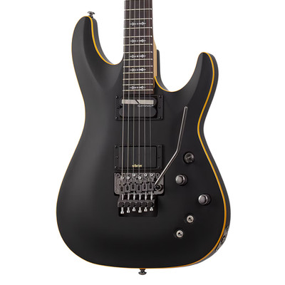 Schecter Demon-6 FR-S - Aged Black Satin