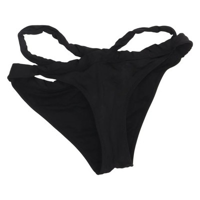 H&M, Bikiniunterteil, Größe: 38, Schwarz, Elasthan/Polyamid/Polyester #DJs