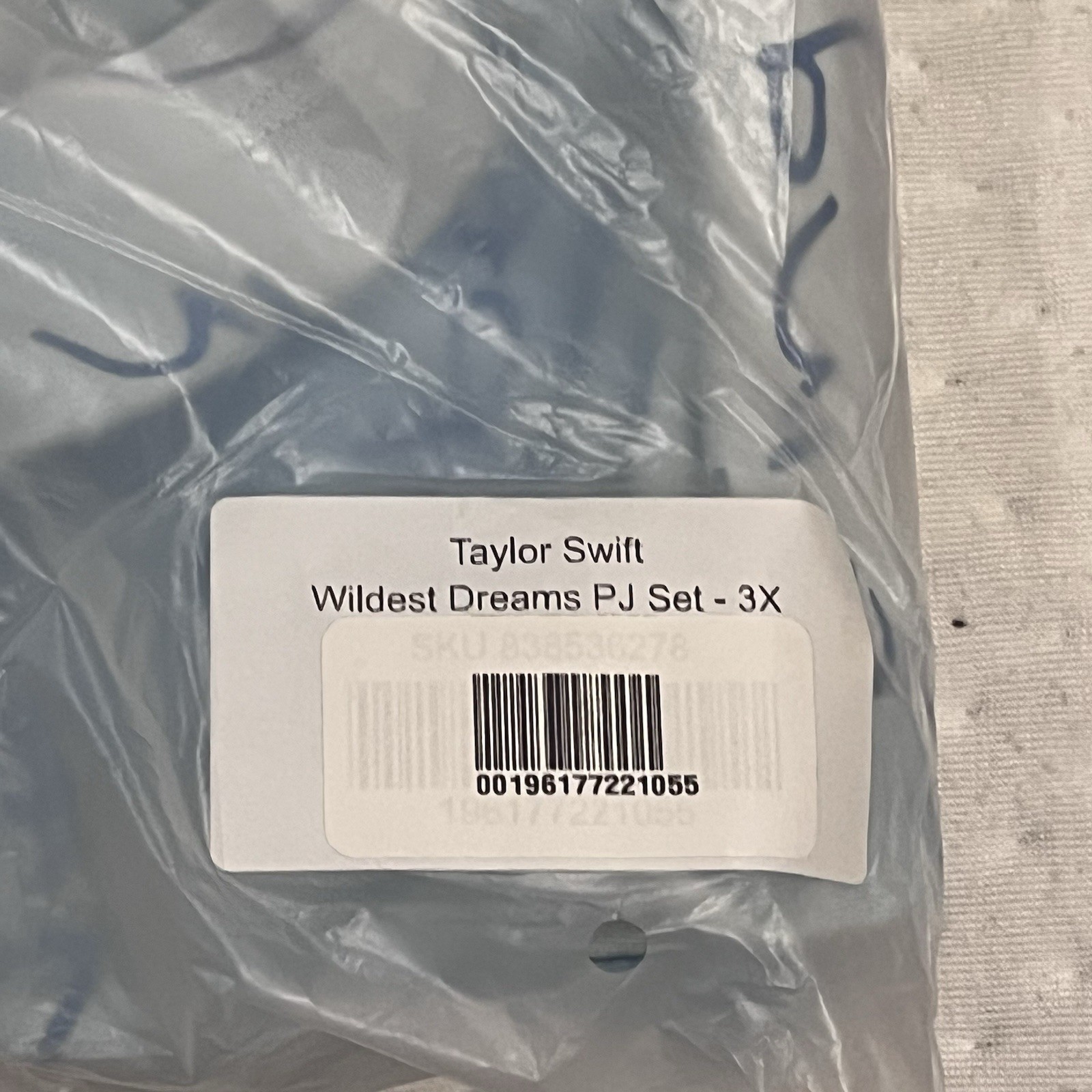 NEW Taylor Swift 1989 Wildest Dreams Pajama Set - RARE Official Merch - Size 3XL image 6