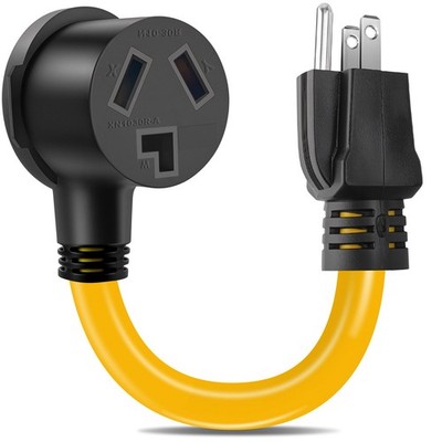 Dryer Adapter Cord NEMA 5-15P Male to 10-30R Female 10AWG 120V 15A Converter