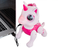 USA Toyz Remote Control Unicorn Robo Pets, Pink