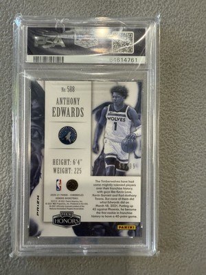2020 Chronicles Honors Anthony Edwards Blue 588 PSA 9 59/99 Rookie