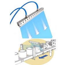 Air knife 50-900mm Compressor Air blade For Conveyor Belt Clean Drying Cooling