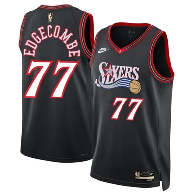 MEN All Stitched VJ #77 Edgecombe Jersey Black