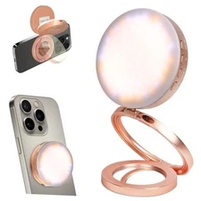 Magnetic Selfie Light for iPhone,iPhone MagSafe-Compatible Light,Folding LED 