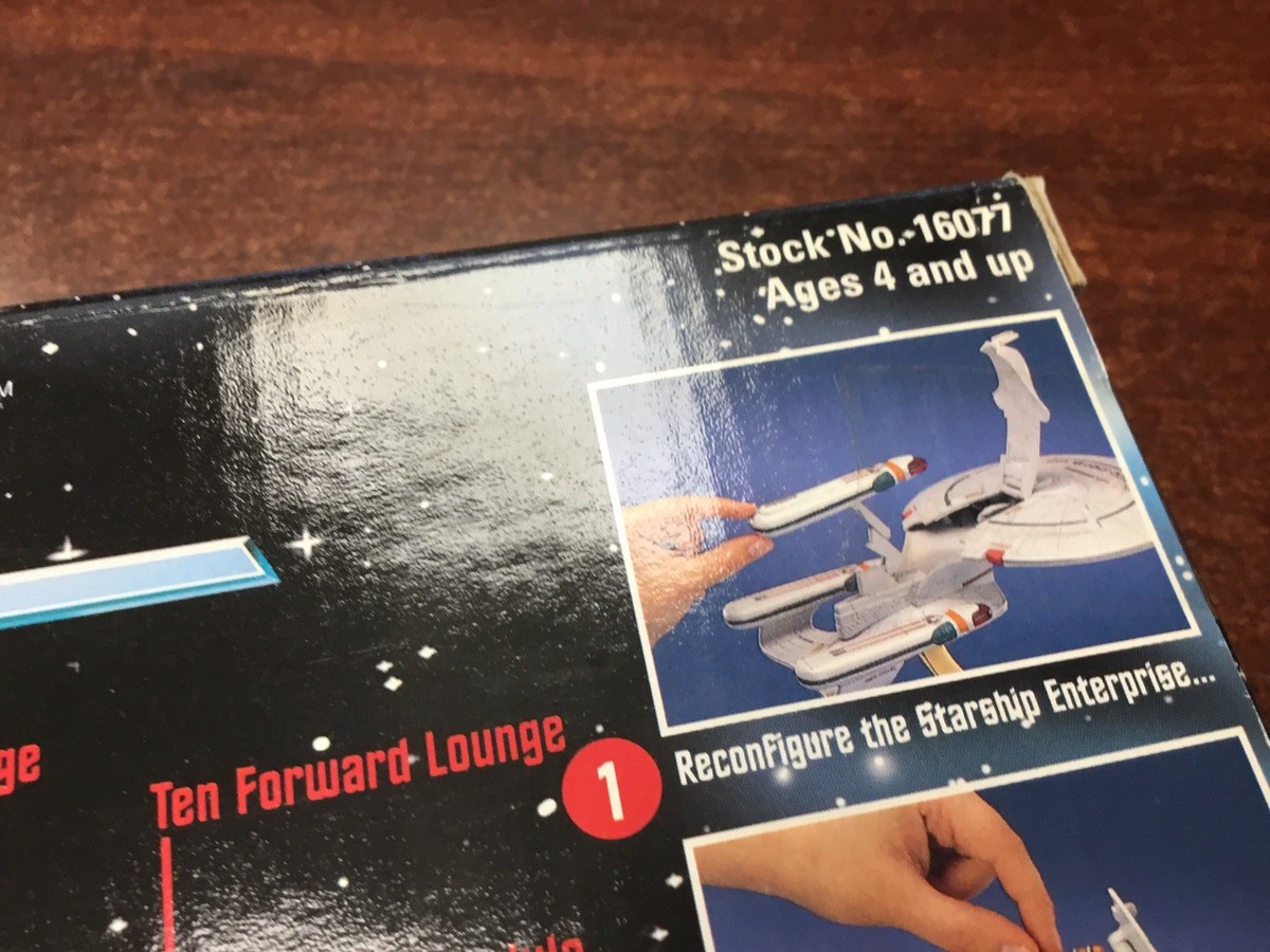 Star Trek Transwarping Ncc-1701-d Starship Enterprise 1996