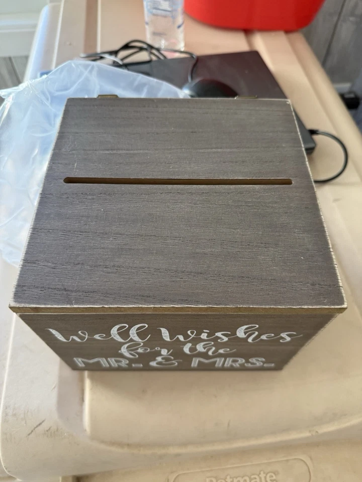 Tarjetas de Consejos y Deseos para Recién Casados Boda Recepción Decoraciones con Caja Foto 2 de 4