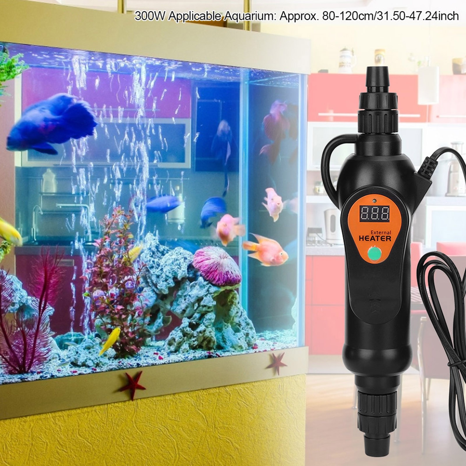 Adjustable Temperature Aquarium Heater Rod For Fish Tank Recommended