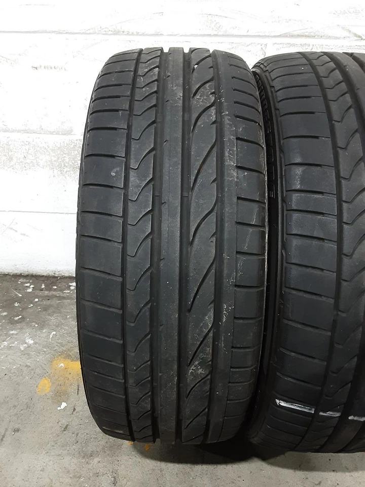 2x P205/45R17 Bridgestone Potenza RE050A 8/32 Used Tires - Image 4 of 4