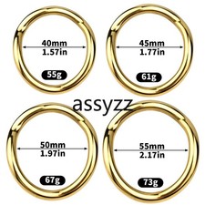1PC Gold Male Ball Stretcher Weight Stainless Steel Ball Stretching Weight Lock