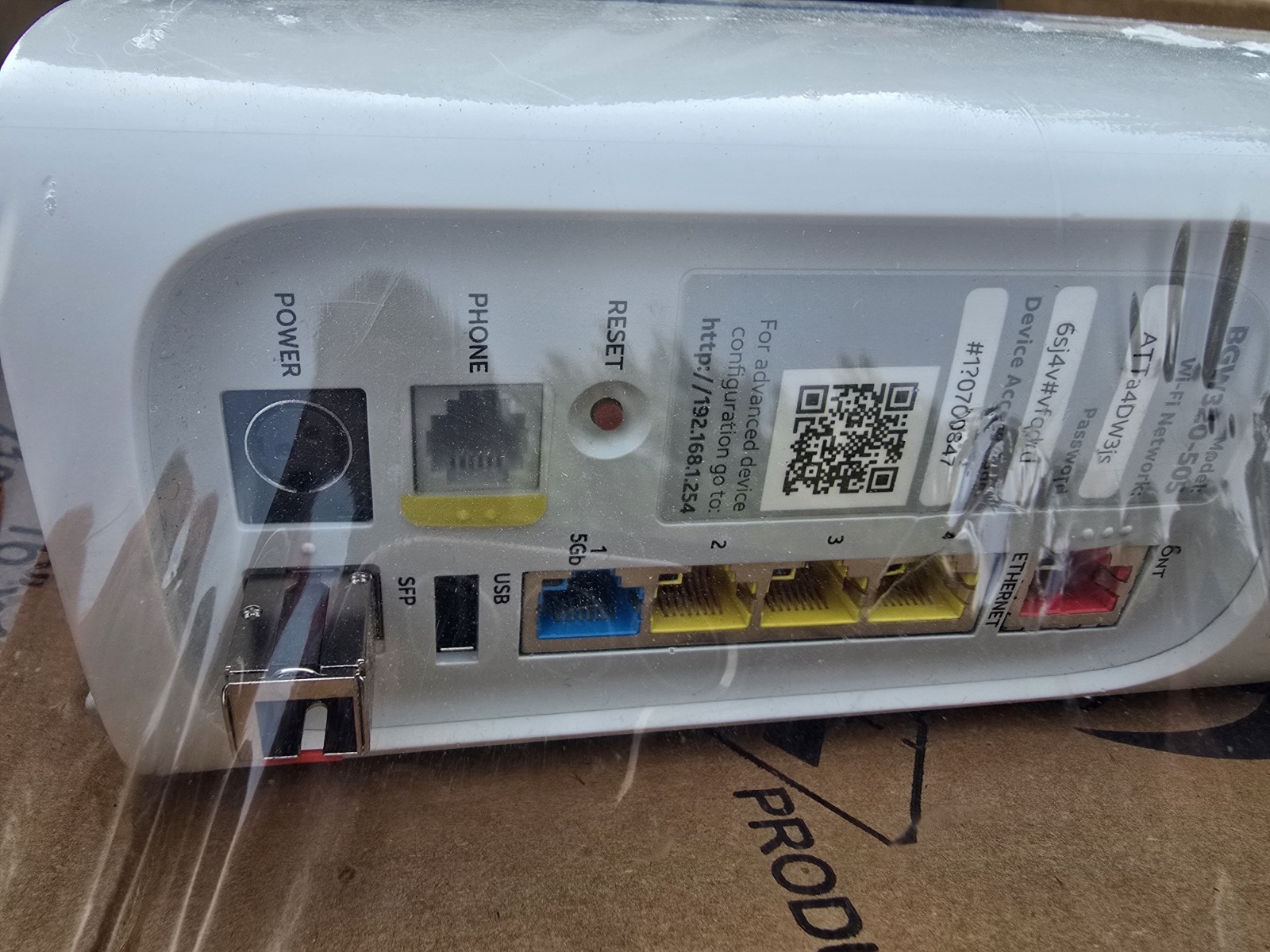 AT&T Nokia BGW320-505 Wifi6 Router With SFP Fiber/5Gig Ethernet for ...