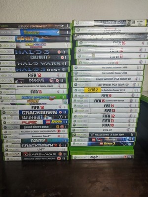 Xbox 360 Spiele Restposten Konvolut - 52 Spiele - ungetestet - 