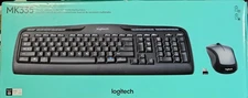 Logitech MK335 Wireless Keyboard and Mouse Combo - Black/Silver NEW