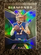 2019 Panini Certified Diamonds Mirror Green #/5 Josh Allen #1