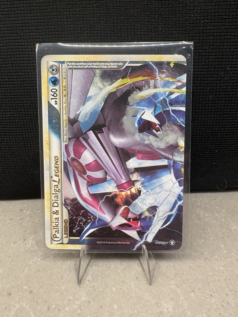 Palkia & Dialga Legend TOP 101/102 Holo Pokemon TCG Card HGSS