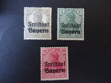 Lot von Briefmarken aus Altdeutschland/ Freistaat Bayern, ab 1919,