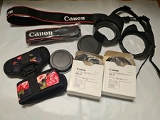 Lot of Random Camera Things and Accessories 2 Cannon Neck Straps 1 New See Pics