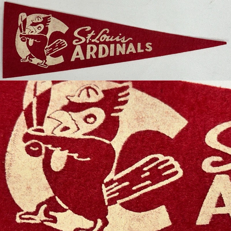 1960’s St Saint Louis Cardinals Mini Pennant Mlb Baseball 3.5x10 Inch Missouri