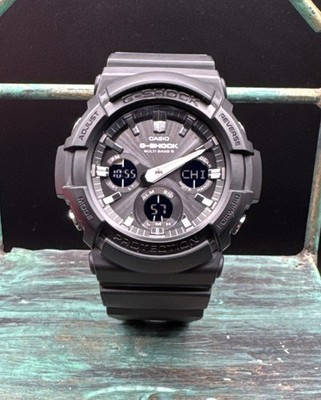Casio Men's G-Shock Tough Solar Analog-Digital Watch GAW-100B | Multi Band 6