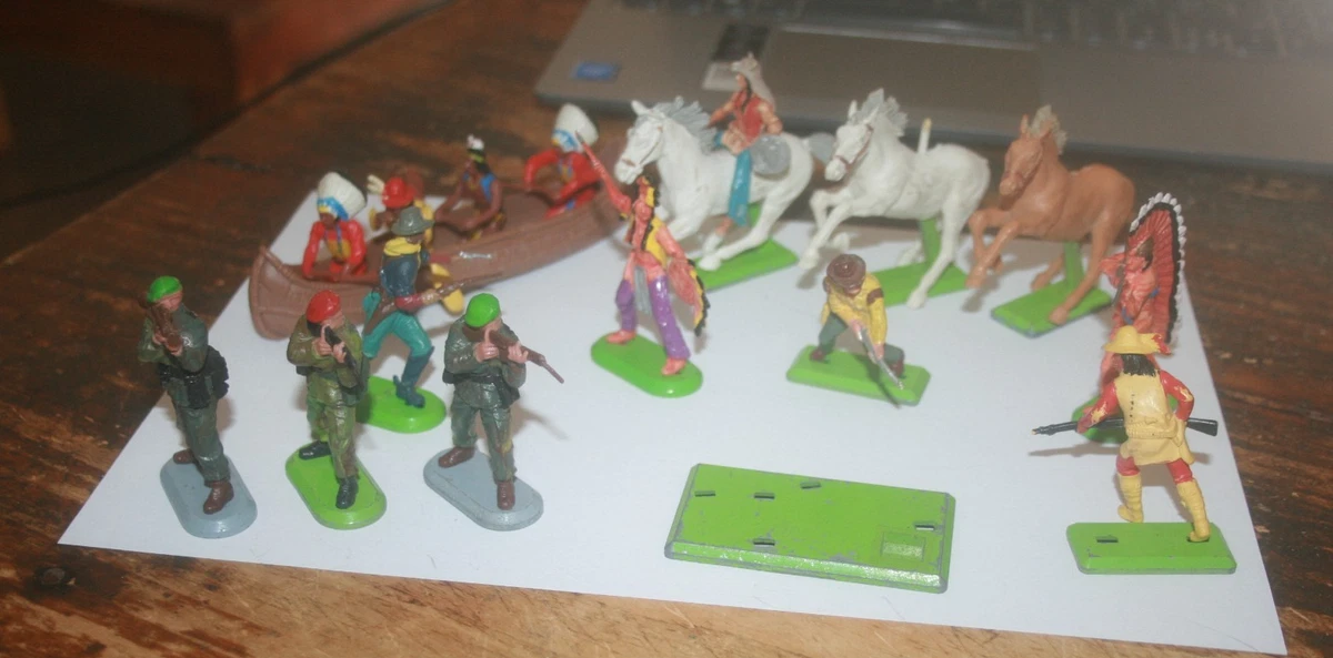 6 Soldats Britains Guerre De Sécession – Boîte 17017, Plomb Peint, 1:32 (60mm)