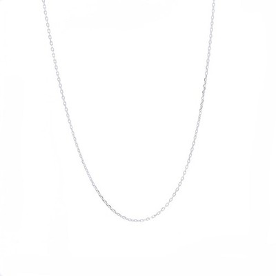 Sterling Silber Diamantschliff Kabel Kette Halskette 17 3/4'' - 925