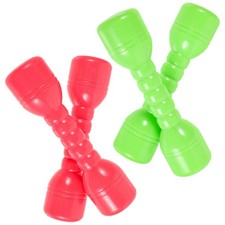  4 Pcs Aquatic Exercise Dumbbells Kids Barbell Swim Weights for Pool