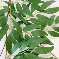 Realistic Willow Leaves Vine for Wedding Arch Outdoor Event Photo Decoration