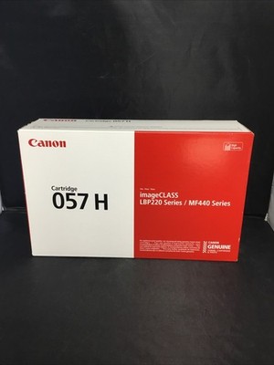 Genuine Canon 057 H High Yield Toner Cartridge (BLACK) Brand New